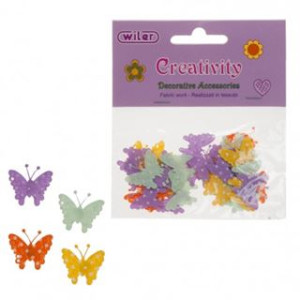 Decorazioni Accessori creativity in tessuto Farfalle