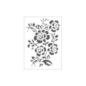 Embossing effetto rilievo 2d bouquet fiori