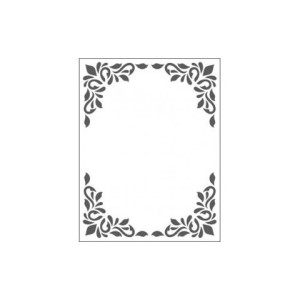 Embossing effetto rilievo 2d cornice decorativa