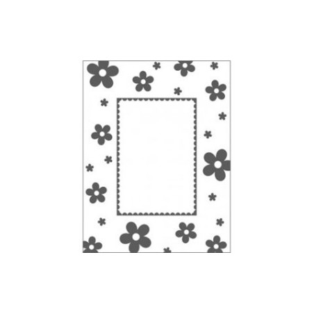 Embossing effetto rilievo 2d cornice decorativa