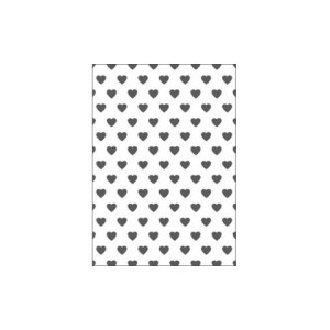 Embossing effetto rilievo 2d cuori