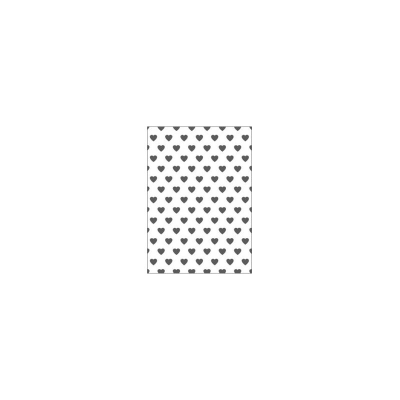 Embossing effetto rilievo 2d cuori
