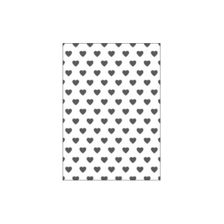 Embossing effetto rilievo 2d cuori