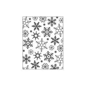Embossing effetto rilievo 2d Fiocchi di neve