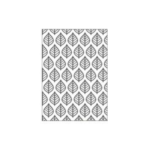 Embossing effetto rilievo 2d foglie