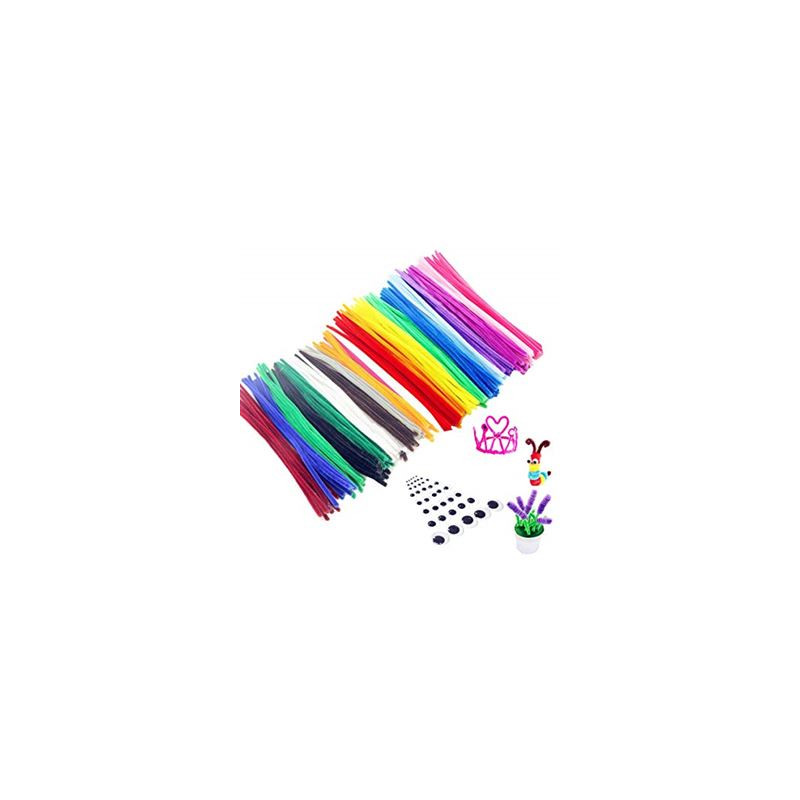 Fili ciniglia fluo bianco 25pz 30cm