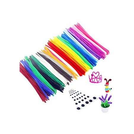 Fili ciniglia fluo bianco 25pz 30cm