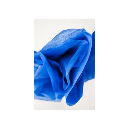 Foglio di CARTA VELINA blu 50x70