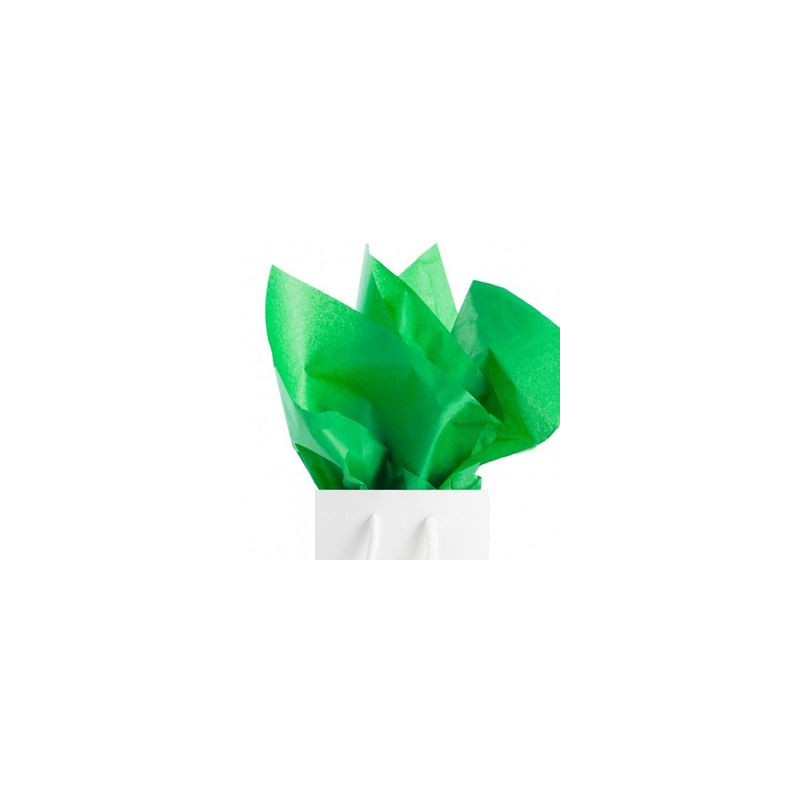 Foglio di CARTA VELINA verde 50x70