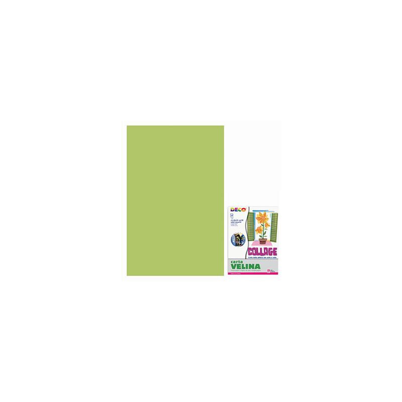 Foglio di CARTA VELINA verde lime 50x70