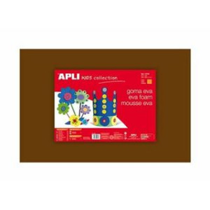 Foglio di Gomma eva 40x60 marrone