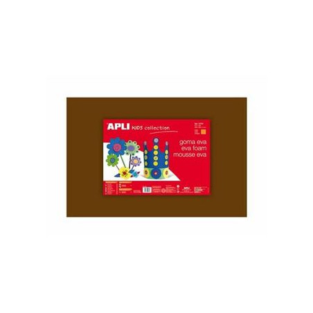 Foglio di Gomma eva 40x60 marrone