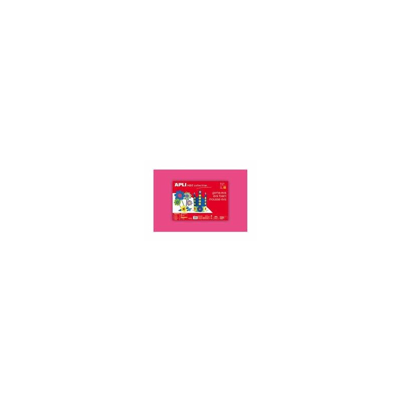 Foglio di Gomma eva 40x60 rosa