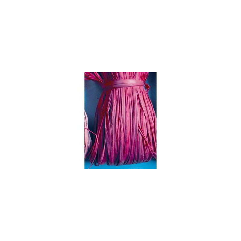 Matassina di Rafia naturale rosa fuxia gr50