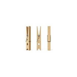 Mollette in legno 25mm 50pz