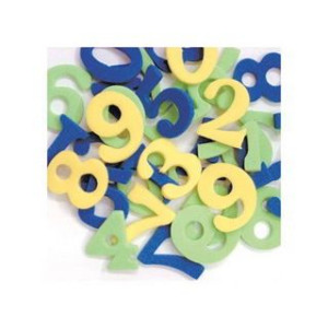 Numeri in gomma eva 78pz