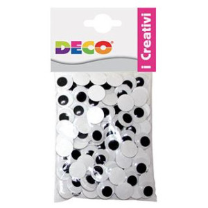 Occhi mobili adesivi d.5mm 100pz