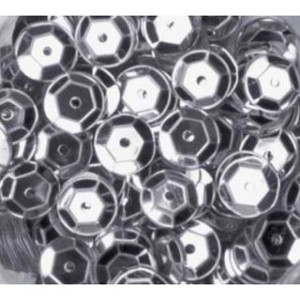 Paillettes  metallizzate argento