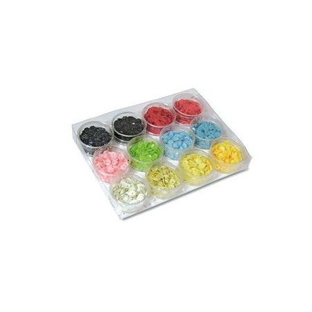 Paillettes  opache assortite