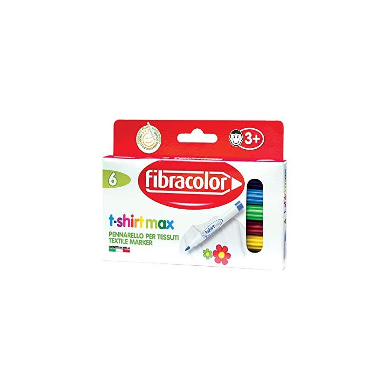 Pennarelli per tessuto 6pz assortito
