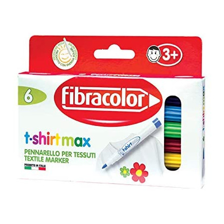 Pennarelli per tessuto 6pz assortito