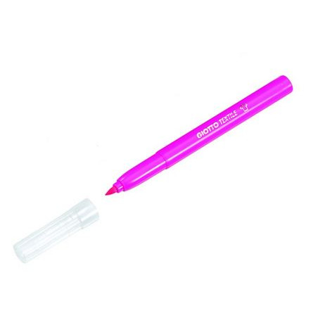 Pennarelli per tessuto Giotto Decor Textile rosa fluo per tessuto