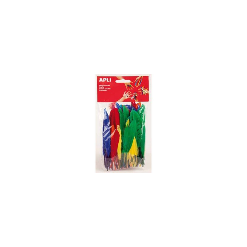PIUME COLORI ASS. 100PZ Apli