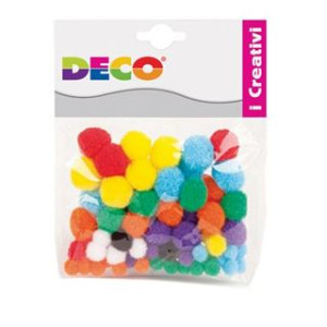 Pompons colori assortiti 40pz