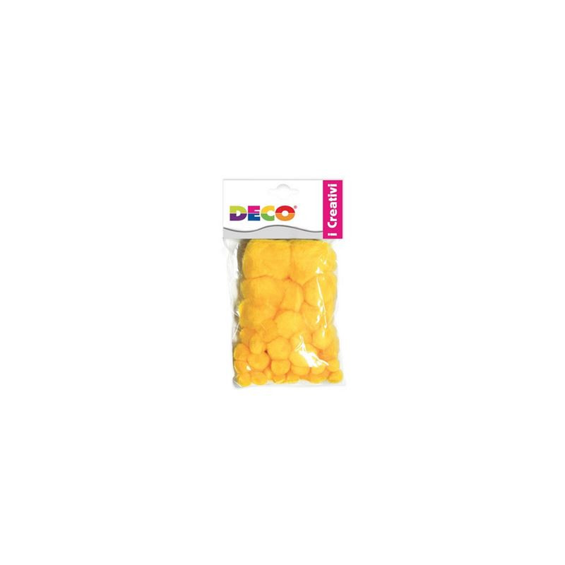 Pompons gialli 40pz