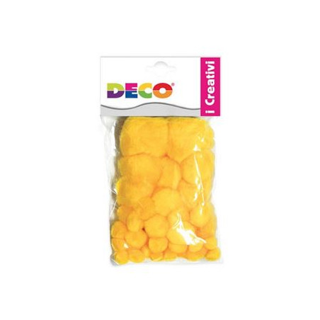 Pompons gialli 40pz