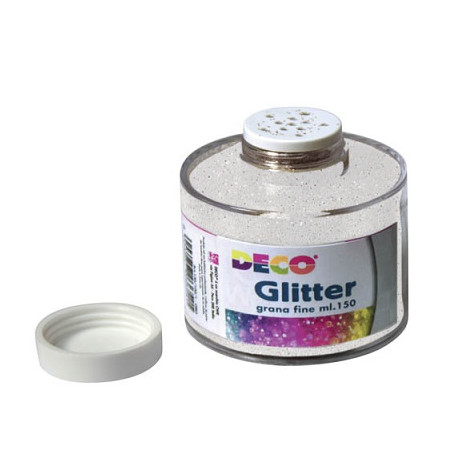 Porporina GLITTER bianca iride A GRANA FINE ML.150