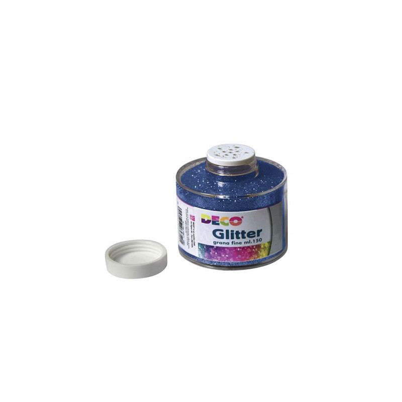 Porporina GLITTER blu A GRANA FINE ML.150