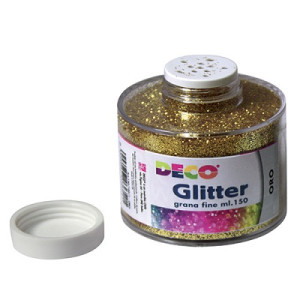 Porporina GLITTER oro A GRANA FINE ML.150