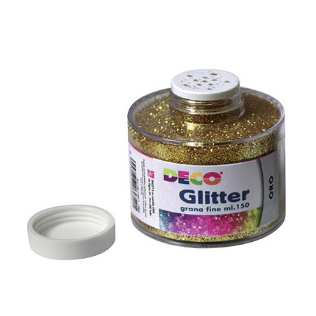 Porporina GLITTER oro A GRANA FINE ML.150