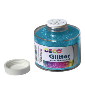 Porporina GLITTER turchese A GRANA FINE ML.150