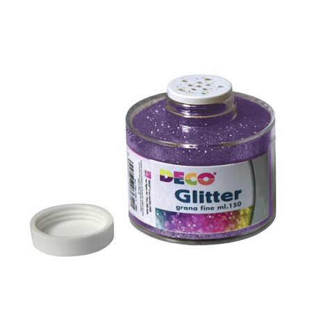 Porporina GLITTER viola A GRANA FINE ML.150