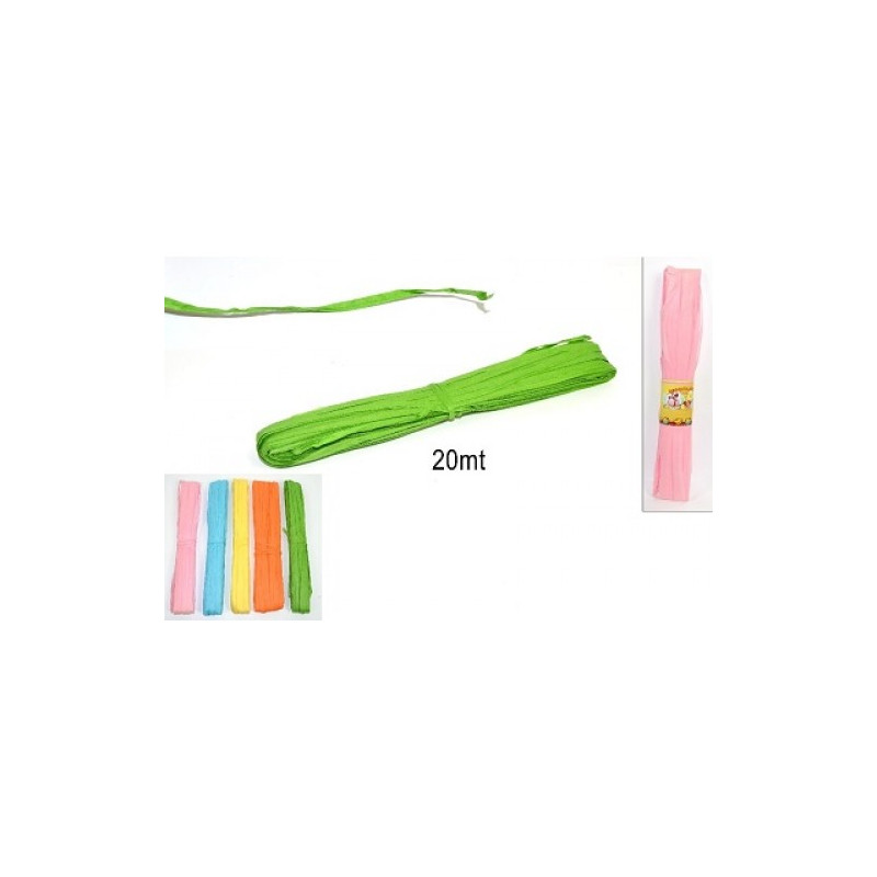 Raffia colorata 20mt / spago colorato 30mt