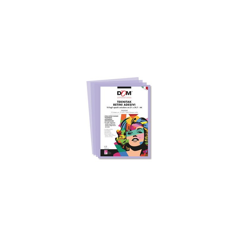 Retini adesivi Teknitak colore marrone scuro