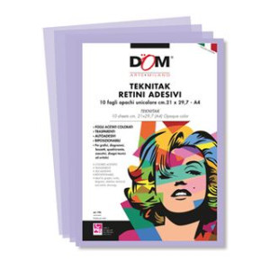 Retini adesivi Teknitak colore rosa