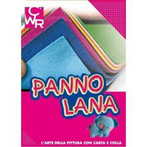 Rotolo Panno lana-pezza-lenci cm45x90 blu