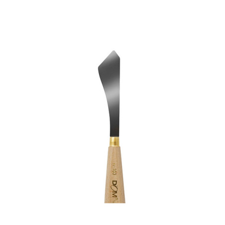 Spatola in metallo impugnatura legno per pittura n.103 95x35mm