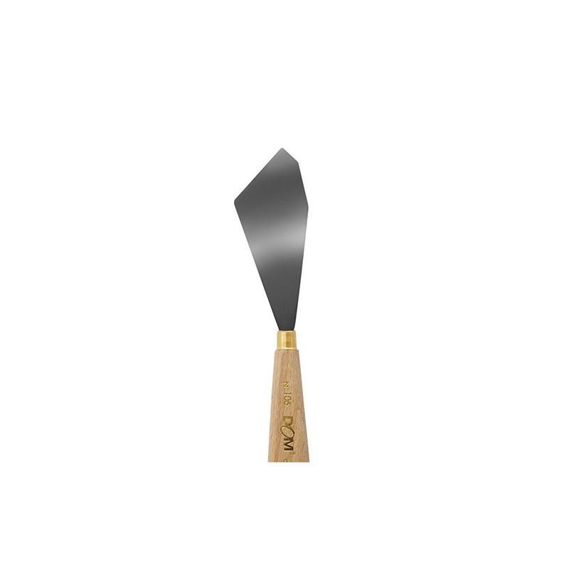 Spatola in metallo impugnatura legno per pittura n.106 100x40mm