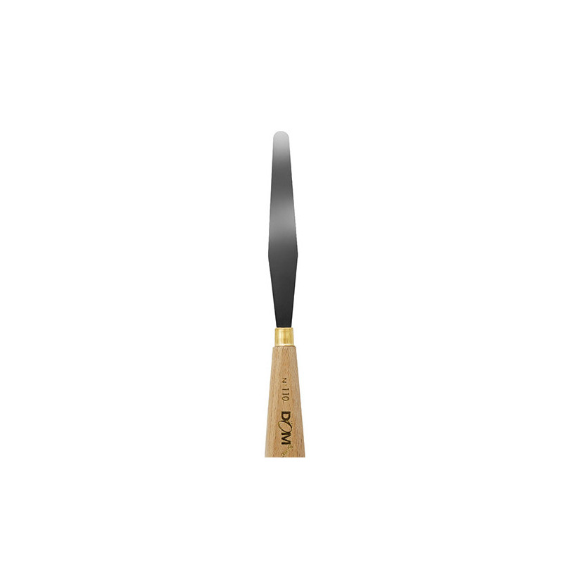 Spatola in metallo impugnatura legno per pittura n.110 106x16mm