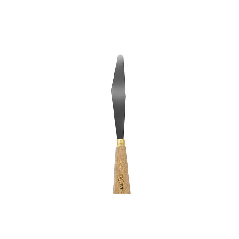 Spatola in metallo impugnatura legno per pittura n.111 110x17mm