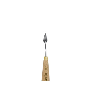 Spatola in metallo impugnatura legno per pittura n.20 72x12mm