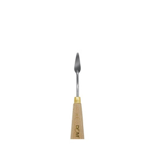 Spatola in metallo impugnatura legno per pittura n.30 110x22mm