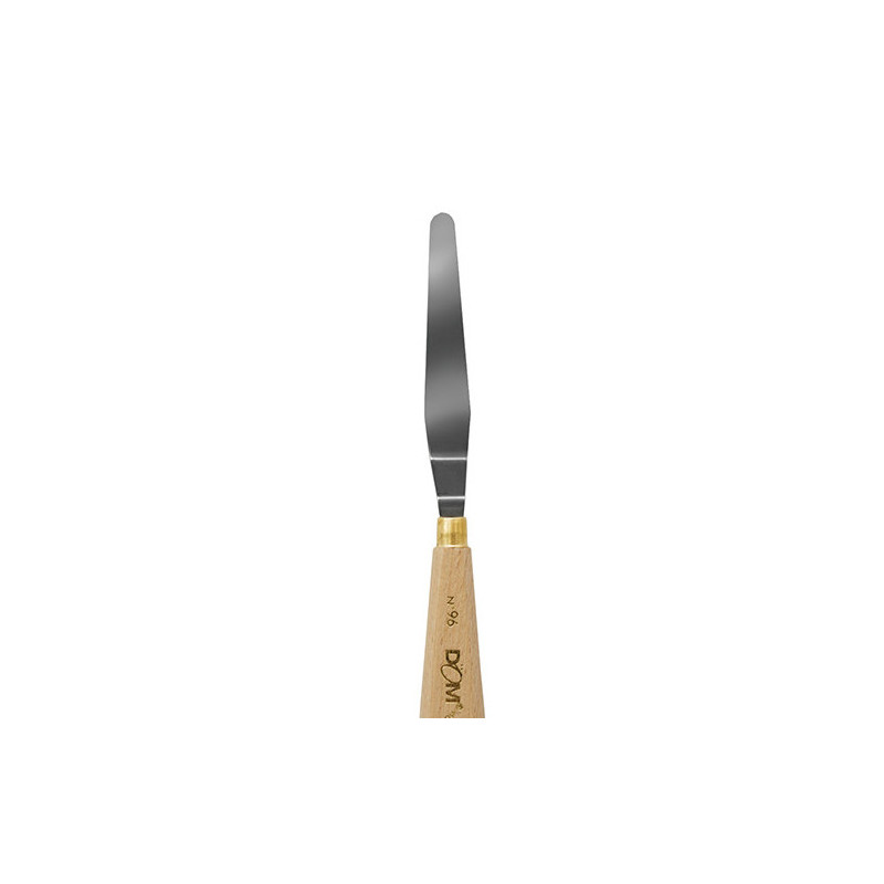 Spatola in metallo impugnatura legno per pittura n.96 103x17mm
