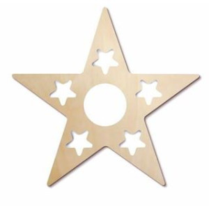 Stella in legno cm.30