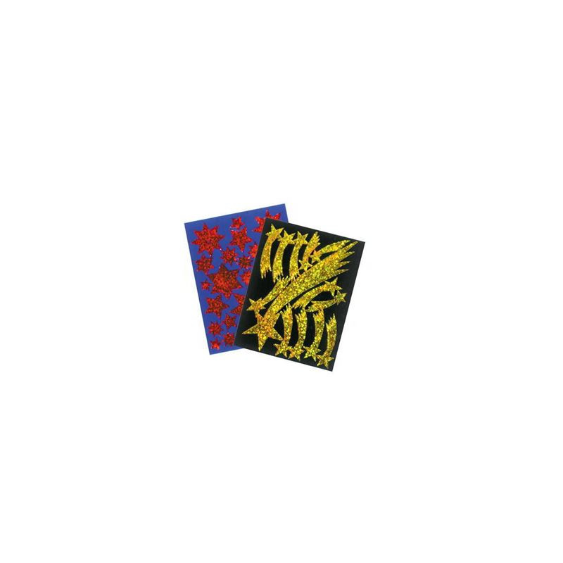 Stelline adesive  in busta con cometa 10fg