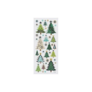 Stickers adesivi a rilievo Albero di Natale